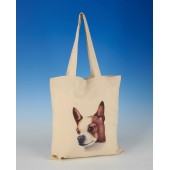 8614 Shopper Bag-MARK CHARLES-COLOURED CHIHUAHUA